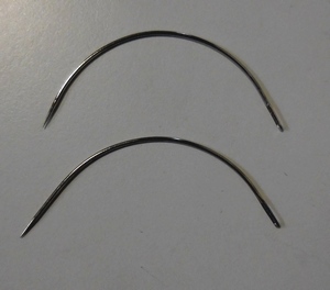 Upholstery needle 65 mm, per 10 pcs.